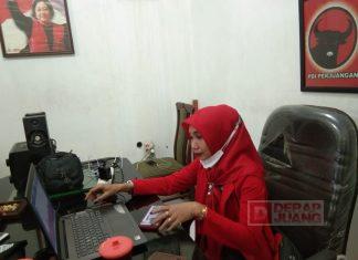 PDI Perjuangan Kota Tegal Ikuti Webinar Bersama BPEK Pusat