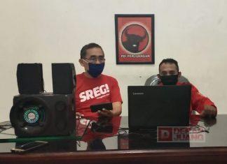 PDI Perjuangan Kota Tegal Ikuti Webinar Pengumuman Tiga Rekor Muri PDI Perjuangan