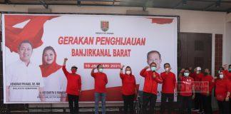 Meriahkan HUT Partai, DPC PDI Perjuangan Tanam 48.000 Pohon