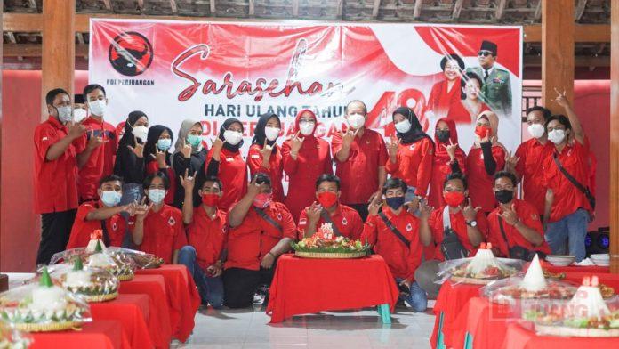 Partisipasi Komunitas Juang Grobogan dalam Helatan HUT PDI Perjuangan