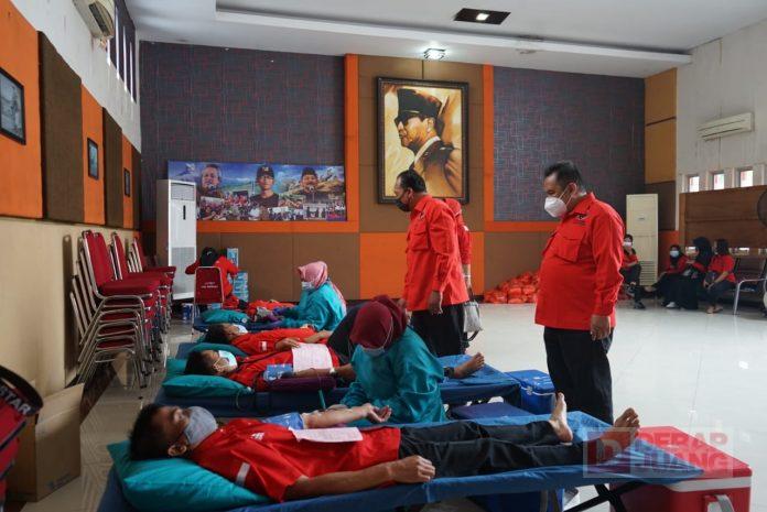 Peduli Antar Sesama, DPC PDI Perjuangan Boyolali Kolaborasi Bersama PMI