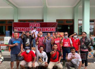 Peduli Korban Banjir, PDI Perjuangan Kudus Serahkan Bantuan Logistik