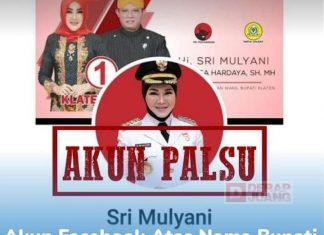 Pencemaran Nama Baik Bupati Klaten Melalui Akun Facebook Palsu