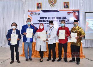 Penetapan Paslon Etik-Agus Sebagai Bupati dan Wakil Bupati Sukoharjo