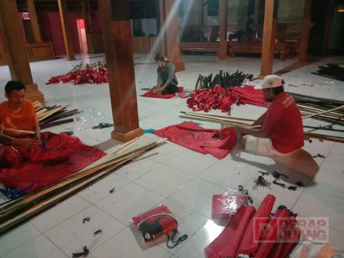 Peringati HUT PDI Perjuangan, Kader Grobogan Kibarkan 1.000 Bendera Partai
