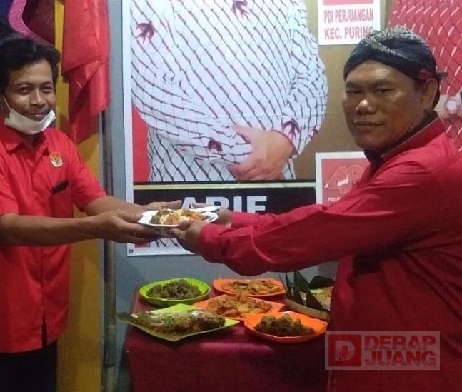 Peringati HUT PDI Perjuangan ke-48, PAC PDI Perjuangan Kecamatan Puring Selenggarakan Tasyakuran