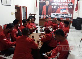 Rakor Sambut HUT PDI Perjuangan di Kota Salatiga