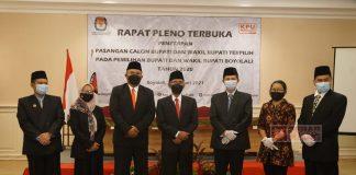 Rapat Pleno Penetapan Kemenangan Said-Irawan