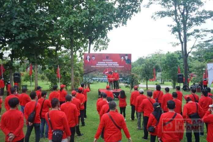 Rayakan HUT Partai, DPC PDI Perjuangan Boyolali Tanam 1.000 Pohon