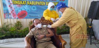 Wakil Bupati Banyumas Jadi Penerima Pertama Vaksin Covid-19