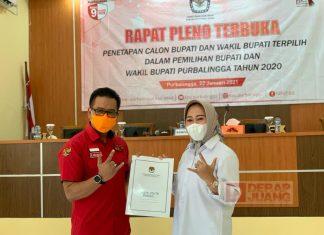 Bambang Irawan: Sah Jadi Pemenang Pilkada, Tiwi-Dono Dilantik 17 Februari 2021