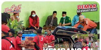 Semangat Awal Tahun, Kader PDI Perjuangan Sambangi Korban Banjir