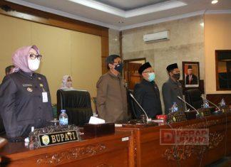 Sidang Paripurna Penetapan Sri-Bambang Sebagai Bupati dan Wakil Bupati Grobogan