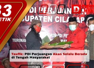 Taufik: PDI Perjuangan Akan Selalu Berada di Tengah Masyarakat
