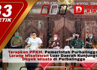 Terapkan PPKM Pemerintah Kabupaten Purbalingga Larang Wisatawan Luar Daerah Kunjungi Obyek Wisata di
