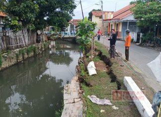 Triono Tinjau Lokasi Talud Longsor di Kelurahan Keturen