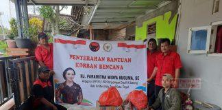 Giat Mbak Mitha Bantu Korban Banjir di Kecamatan Ketanggungan