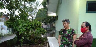 Agung Satria Lakukan Koordinasi Penanganan Banjir Bersama Koramil