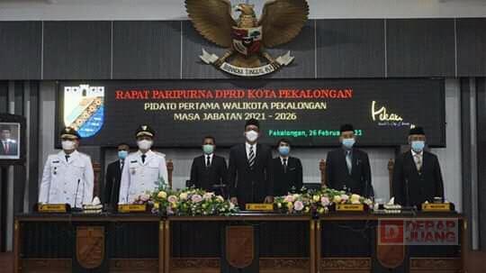 Agung Satria Beri Ucapan Kepada Walikota dan Wakil Walikota Kota Pekalongan