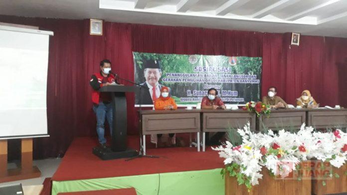 Anggota DPR RI Fraksi PDI Perjuangan Sunarna Lakukan Sosialisasi Mitigasi Bencana