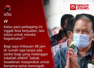 Bambang Krebo: Tanpa Adanya Sanksi Konkret, Jateng di Rumah Saja Tidaklah Efektif