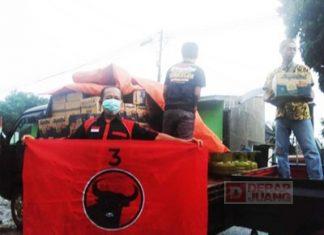 Prof. Hendrawan Supratikno Beri Bantuan Korban Banjir di Kab. Pekalongan