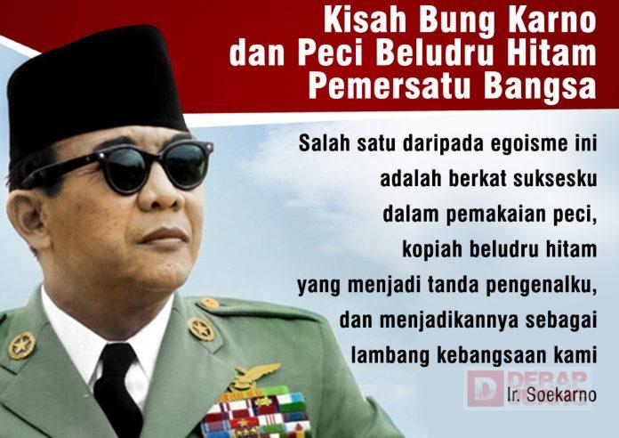 Bung Karno dan kopiah