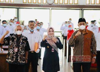 Bupati Hj. Sri Mulyani Melantik PPPK Baru Angkatan Pertama di Klaten