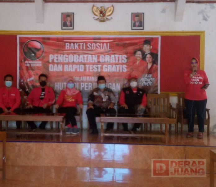 DPC PDI Perjuangan Kebumen Selengarakan Pengobatan dan Rapid Test Gratis (3)