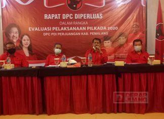 DPC PDI Perjuangan Pemalang Selenggarakan Pleno DPC Diperluas dengan Agenda Evaluasi Pilkada 2020