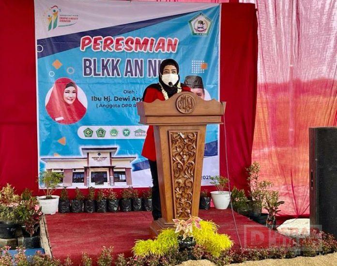 Dewi Aryani Resmikan Gedung BLK Komunitas di Kecamatan Slawi