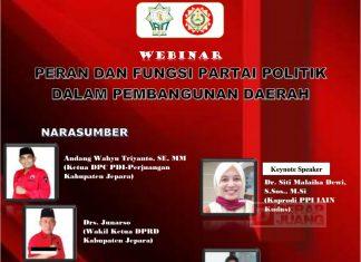 Diskusi Daring Peran dan Fungsi Parpol dalam Pembangunan Daerah