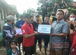 H. Riswadi Bersama Paradise Kabupaten Pekalongan Peduli Korban Banjir