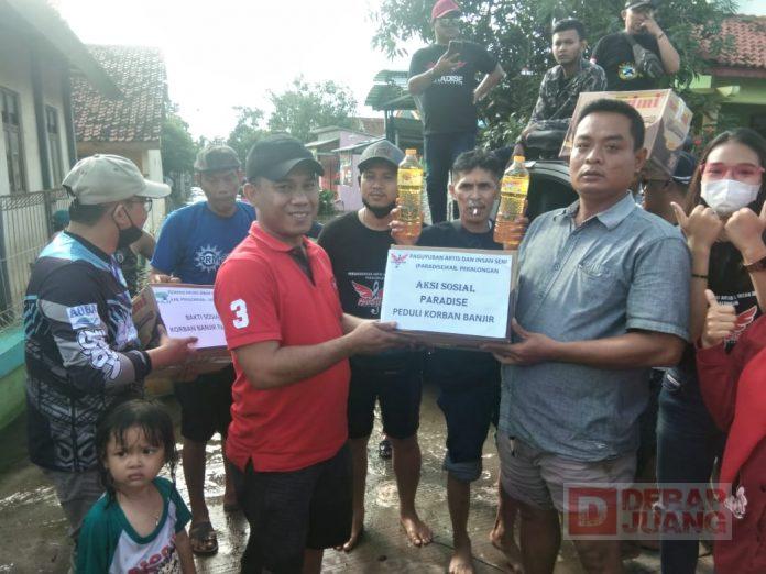 H. Riswadi Bersama Paradise Kabupaten Pekalongan Peduli Korban Banjir