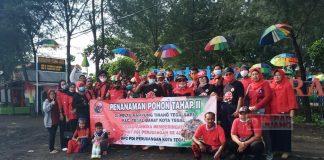 Jalankan Komitmen Partai, PDI Perjuangan Kota Tegal Lakukan Penanaman Pohon