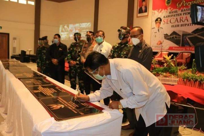 Junaedi Resmikan Proyek Strategis Kabupaten Pemalang Tahun 2020