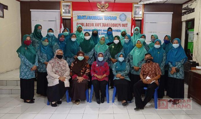 Kader PKK Desa Joho Siap jadi Satgas Keluarga Lawan Covid-19