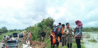 Ketua Komisi C DPRD Demak Tinjau Lokasi Tanggul Jebol