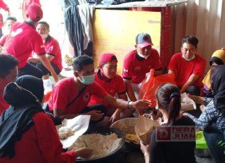 Korps KJ Demak Gotong Royong Bantu Pengondisian Dapur Umum