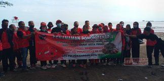 Laksanakan Komitmen Partai, Komunitas Juang Kota Tegal Ikuti Kegiatan Tanam Pohon di Kampung Tirang