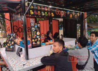 Laksanakan Mentoring, Kader Komunitas Juang Kota Tegal Kunjungi Usaha Goppa Drink