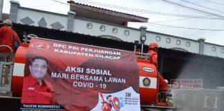 PAC Cilacap Selatan Kembali Lakukan Penyemprotan Disinfektan