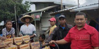 PAC PDI Perjuangan Kecamatan Tirto Kab. Pekalongan Bantu Korban Banjir