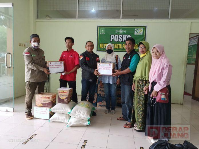 PDI Perjuangan Kota Pekalongan Salurkan Bantuan Kepada Posko NU Peduli