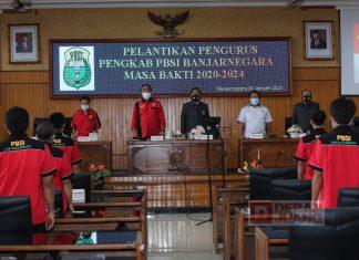 Ismawan Dilantik Jadi Ketua PBSI Banjarnegara