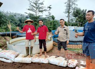 Sekretaris Ranting Watuaji Dampingi Kelompok Budidaya Ikan Tawar “Mina Tirta”