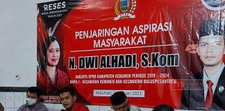 Serap Aspirasi Masyarakat, Noviandri Dwi Alhadi Selenggarakan Reses