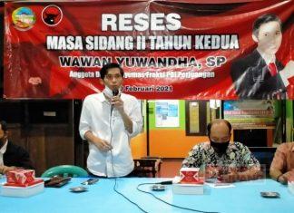 Serap Aspirasi Masyarakat, Wawan Yuwandha Gelar Reses Masa Sidang II Tahun 2021