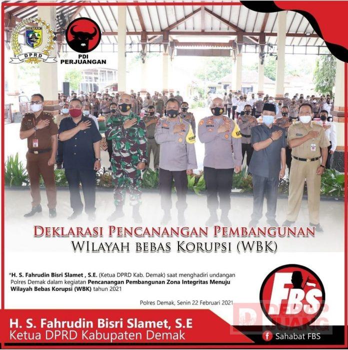 Slamet; WBK Gerbang Awal Menuju Demak Sejahtera dan Bermartabat