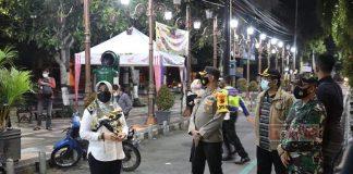 Sri Mulyani bersama Forkopimda Laksanakan Patroli PPKM